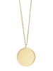 Adeliás Unisex Halskette mit Anhänger – aus Edelstahl in gold
