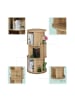 relaxdays Bücherregal in Natur - (H)104 x Ø 50 cm