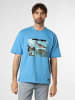 Carlo Colucci T-Shirt in blau