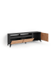 byLiving TV-Board BLACKWOOD in Anthrazit/Eiche-Optik - (B) 190 x (H) 58 x (T) 38 cm