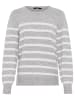Olsen Pullover Henny in hellgrau weiß - 0001