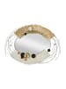 Mauro Ferretti Goldener Metall-Wandspiegel 114x7x81 cm.