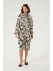Kaffe Kleid KAmanilla Oversize fit in Feather Gray/Black Graphic
