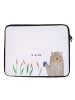 Mr. & Mrs. Panda Notebook Tasche Otter Stein ohne Spruch in Weiß