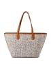 Valentino Logo Shopper Tasche 50 cm in beig-natur
