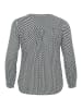 KAFFE curve Langarm-Bluse KCami in Grey_CelestialBlue Wavy Print