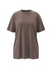 Ulla Popken Shirt in dunkles taupe