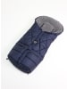 Kaiser Naturfellprodukte Kinderwagen-Fußsack Moony 2in1, Sherpa Fleece navy