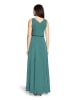 Vera Mont Abendkleid mit Plissee in Dark Emerald