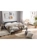 Beliani Doppelbett FLORAC in Blau - (W) 147 x (H) 70 x (L) 208 cm