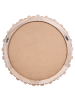 Beliani Wandspiegel ALZON in Braun - (W) 86 x (H) 86 x (L) 5 cm