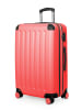 Hauptstadtkoffer Spree - Mittelgroßer Koffer Hartschale Trolley 65 cm, TSA, 74 L in Korall