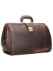 Greenburry Vintage Doktorkoffer Leder 41 cm in teak-brown