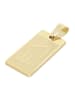 Adeliás Unisex Anhänger aus Edelstahl in gold