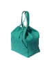 Florence Florence Shopper, Schultertasche Leder türkis ca. 30cm