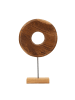 Mauro Ferretti Braune Holzskulptur 35x10x58 cm