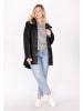 Schmuddelwedda Damen Regenmantel in Schwarz