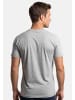 Ragman Unterhemd / Shirt Kurzarm Basic in Weiß / grau