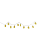 näve LED Lichterkette "BIERKRUG" in gelb - (L)500 cm x (B)4.2 cm x (H)7 cm