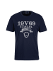 19v69 Italia T-Shirts MAURO SHATTERED in LIGHT BLUE