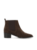 Bianco Wildlederstiefelette in Brown