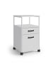 relaxdays Rollcontainer in Weiß - (B)42 x (H)66,5 x (T)44 cm
