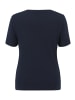 BETTY & CO Basic Shirt mit Rundhalsausschnitt in Navy Blue