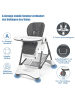COSTWAY 4 in 1 Babyhochstuhl in Grau