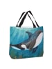 Mr. & Mrs. Panda Tasche Orca Design ohne Spruch in Weiß