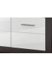 Furn.Design Wohnwand weiß Hochglanz, grau Stone 4-teilig 370 cm, Kombination viel Stauraum