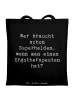 Mr. & Mrs. Panda Tragetasche Spruch Ergotherapeut Held mit Spruch in Schwarz