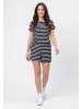 usha BLUE LABEL Women Shirt in Black White Stripes