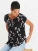 WITT WEIDEN Druck-Shirt in schwarz-hortensie-bedruckt