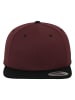  Flexfit Snapback in maroon/blk