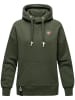 Navahoo Kapuzensweatshirt Goldfee in Dark Olive