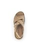 Gabor Plateau Sandaletten in Beige