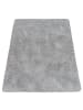 KADIMA DESIGN Hochflor Teppich Shaggy waschbar Unifarben Schlafzimmer in Hellgrau