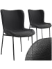 tectake Polsterstuhl, Belastbarkeit 120 kg, 54 x 62 x 90 cm