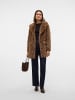 Vero Moda Kunstpelzjacke in Tigers Eye