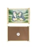 Mr. & Mrs. Panda Holz Serviertablett Pinguine trösten Design ohn... in Weiß