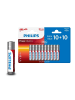 Philips Philips Batterie AAA Alkaline 10 + 10 Stück LR03P20BP/10