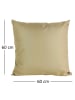 JACK 2er Set Outdoor Kissenhülle 60x60cm Uni in Taupe