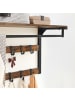 VASAGLE Wandgarderobe in Vintagebraun - (B)65 x (H)42 x (T)30 cm