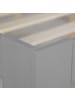 Homestyle4u Holzbett 180x200 mit Lattenrost in Grau