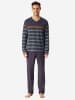 Schiesser Pyjama Casual Nightwear in graphit