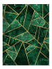 Juniqe Duschvorhang "Deep Emerald" in Grün