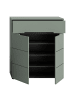 ebuy24 Schuhschrank Canu Staubgrün 94 x 37 cm
