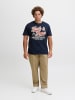 JACK & JONES PLUS T-shirt in Sky Captain
