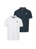 VINSON 2-pack Poloshirt VMMike in Dark Sapphire-White