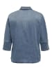 ONLY Carmakoma Jeanshemd in Medium Blue Denim